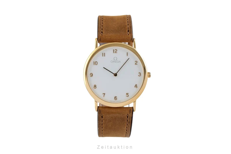 Omega De Ville gilt-brass quartz men's watch 195.0075.2 [2605500]