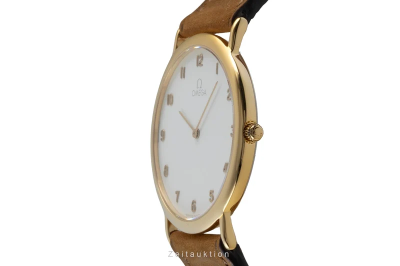 Omega De Ville gilt-brass quartz men's watch 195.0075.2 [2605500]