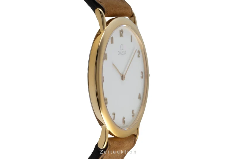 Omega De Ville gilt-brass quartz men's watch 195.0075.2 [2605500]