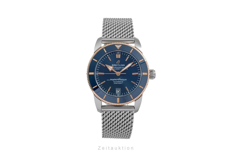 Breitling Superocean Heritage 42 steel / gold automatic men's watch UB2010161C1A1 LP: 7400EUR [2605929]