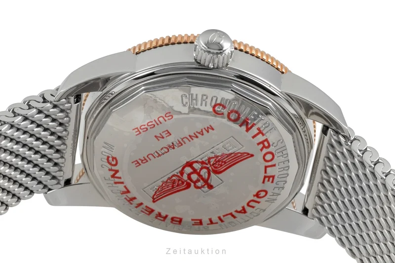 Breitling Superocean Heritage 42 steel / gold automatic men's watch UB2010161C1A1 LP: 7400EUR [2605929]