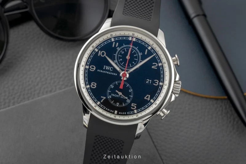 IWC Yachtclub chronograph steel automatic men's watch IW390204 LP: 12900EUR [2605776]