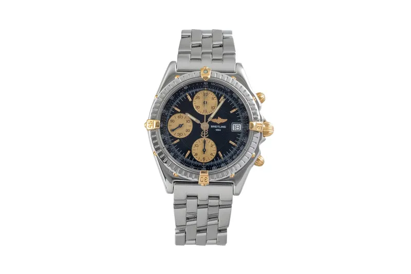 Breitling Chronomat chronograph gilt / steel automatic men's watch B13050 [2504179]