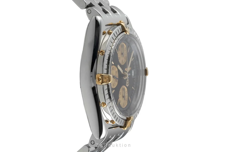 Breitling Chronomat chronograph gilt / steel automatic men's watch B13050 [2504179]