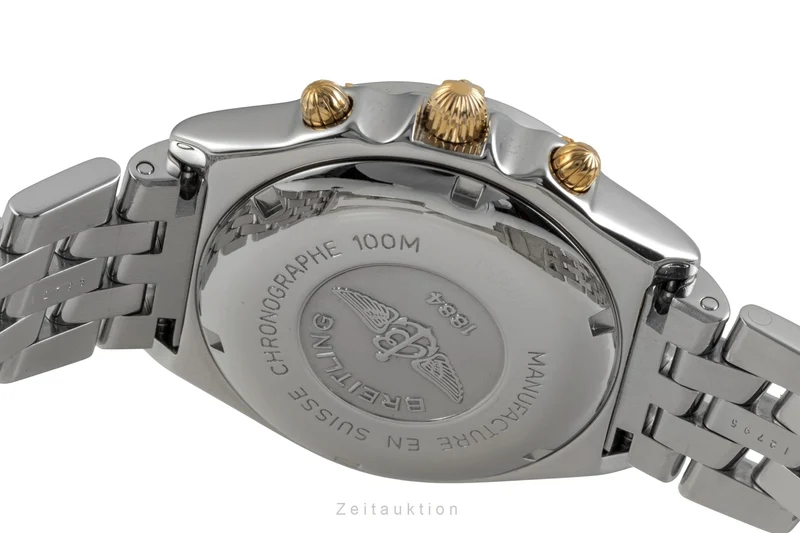 Breitling Chronomat chronograph gilt / steel automatic men's watch B13050 [2504179]