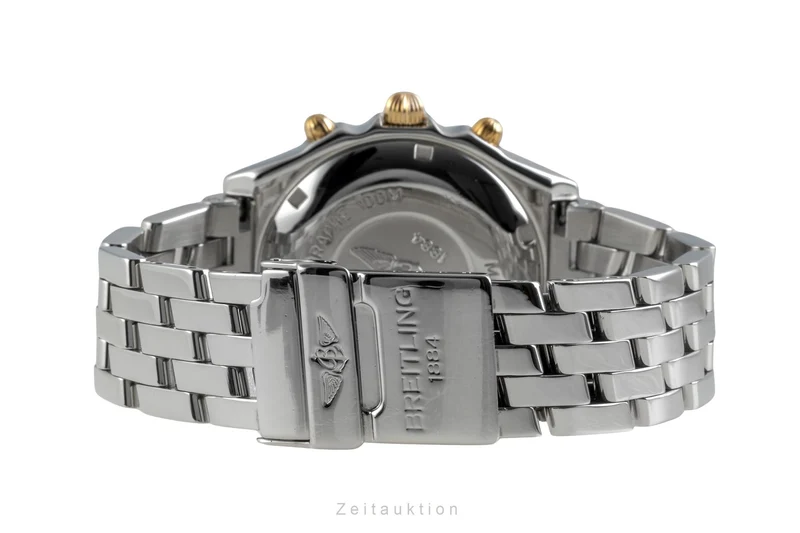 Breitling Chronomat chronograph gilt / steel automatic men's watch B13050 [2504179]