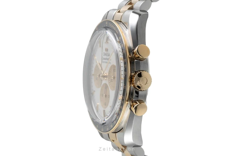 Omega Speedmaster Moonwatch chronograph steel / gold manual winding men's watch 310.20.42.50.02.001 LP: 20400EUR [2605886]