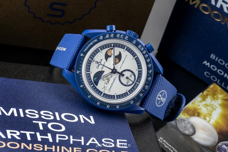 Swatch Omega Moonswatch chronograph others quartz men's watch SO33N703L [2605141]