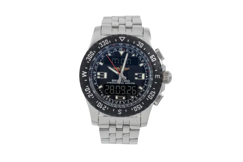 Breitling Airwolf chronograph Steel / rubber quartz men's watch A78364 [2605742]