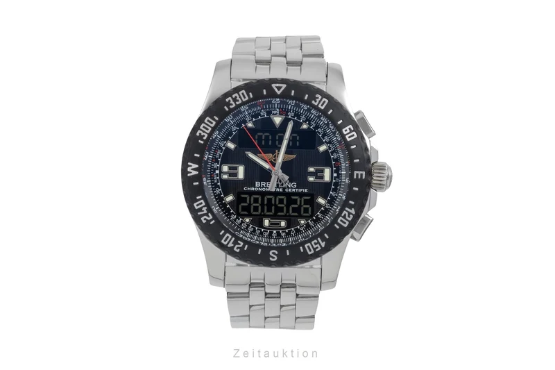 Breitling Airwolf chronograph Steel / rubber quartz men's watch A78364 [2605742]