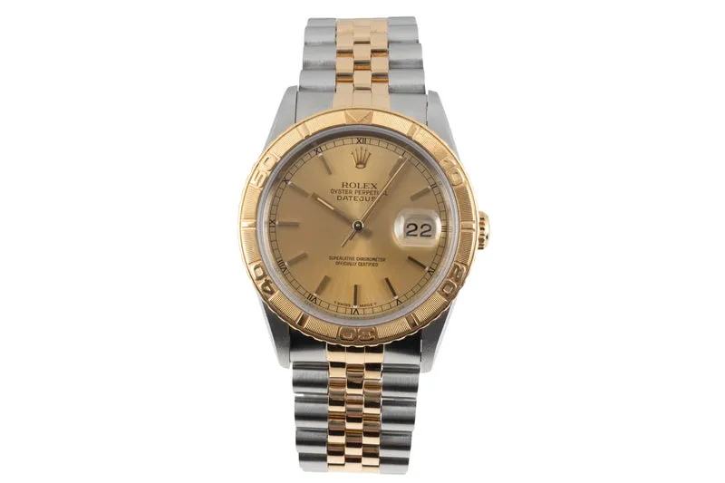 Rolex Datejust Turn-O-Graph steel / gold automatic men's watch 16236 [2605722]