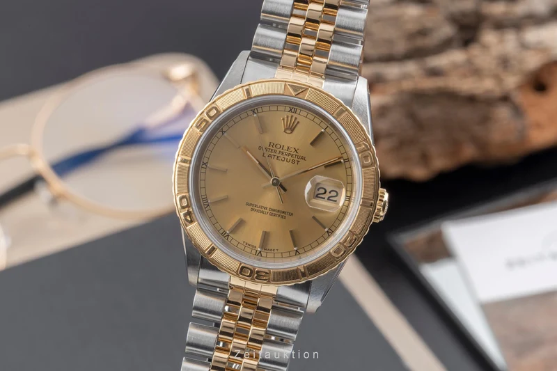 Rolex Datejust Turn-O-Graph steel / gold automatic men's watch 16236 [2605722]
