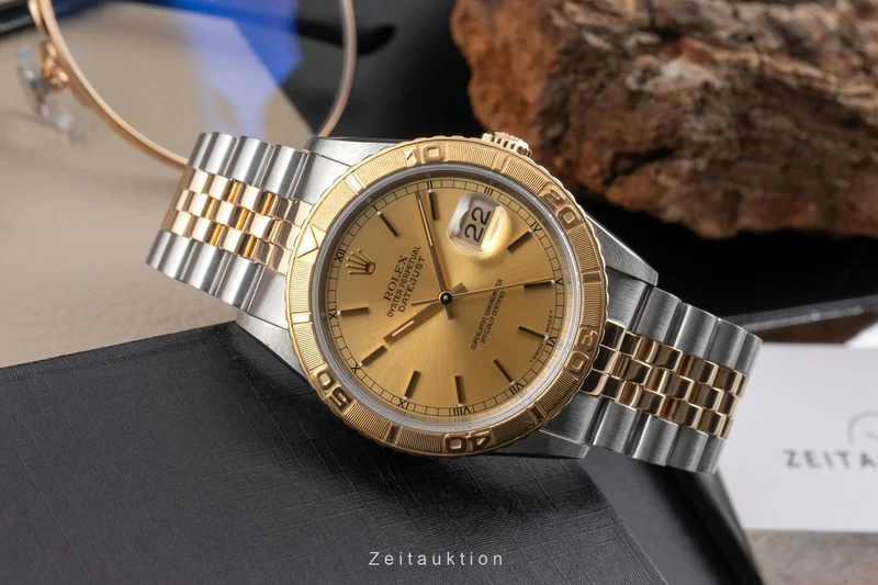 Rolex Datejust Turn-O-Graph steel / gold automatic men's watch 16236 [2605722]