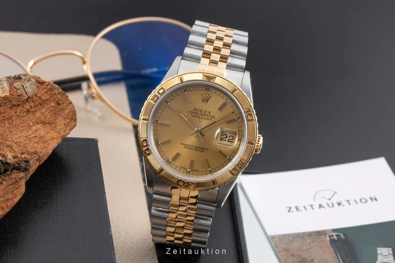 Rolex Datejust Turn-O-Graph steel / gold automatic men's watch 16236 [2605722]