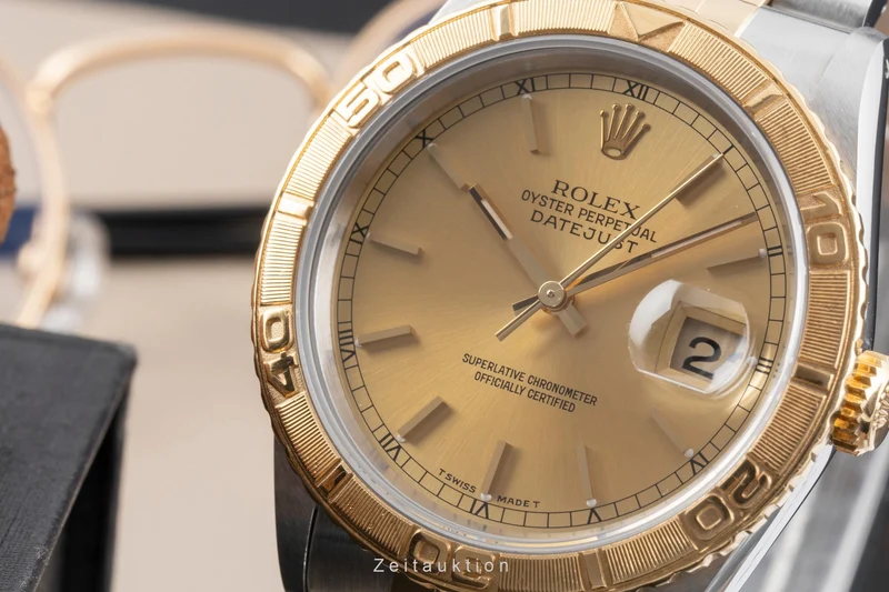 Rolex Datejust Turn-O-Graph steel / gold automatic men's watch 16236 [2605722]