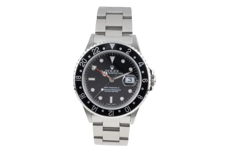 Rolex GMT-Master II steel automatic men's watch 16710 [2605769]