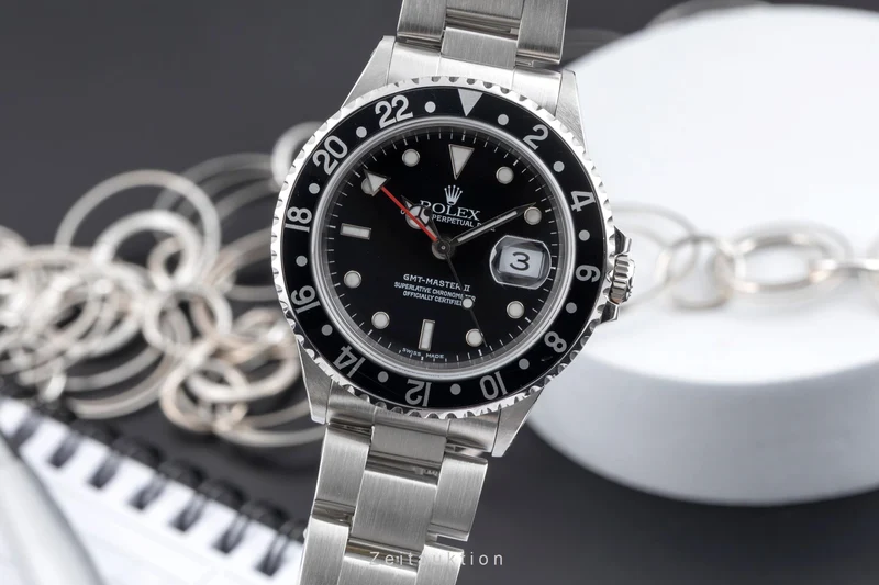 Rolex GMT-Master II steel automatic men's watch 16710 [2605769]