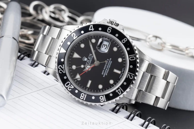 Rolex GMT-Master II steel automatic men's watch 16710 [2605769]