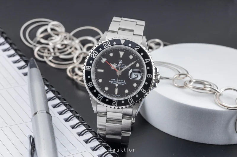 Rolex GMT-Master II steel automatic men's watch 16710 [2605769]