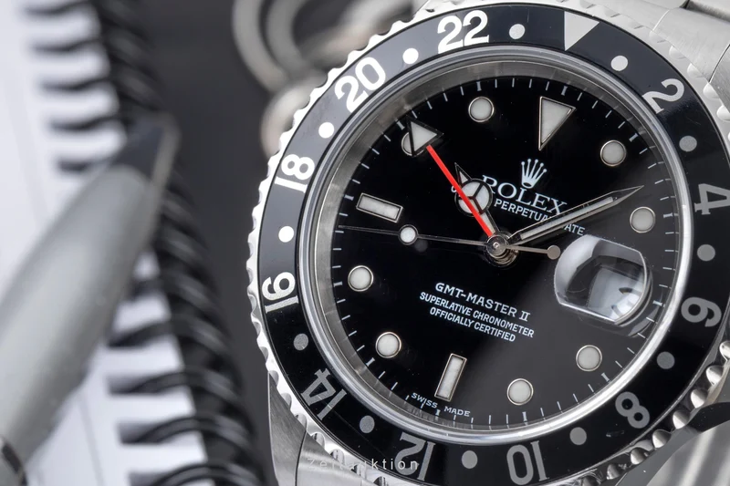 Rolex GMT-Master II steel automatic men's watch 16710 [2605769]