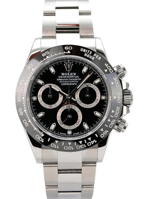 Rolex Daytona Edelstahl 116500LN Schwarz