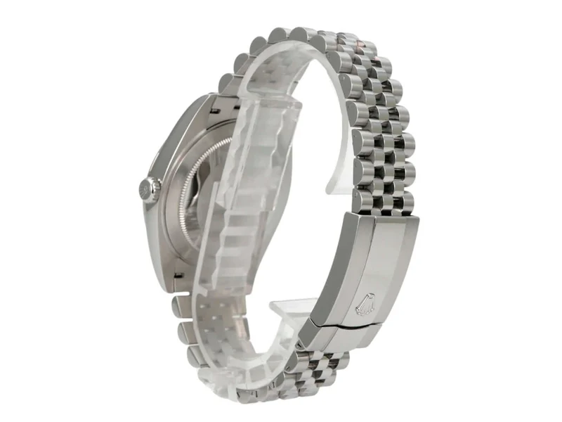Rolex Datejust 41 Edelstahl Weißgold 126334 Rhodium Jubile-Band