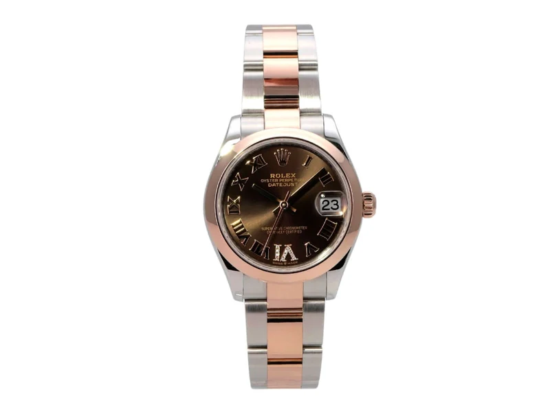 Rolex Datejust 31 Oystersteel Everose-Gold 278241 Choco R Diamant