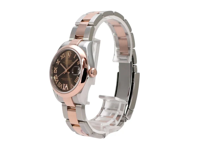 Rolex Datejust 31 Oystersteel Everose-Gold 278241 Choco R Diamant