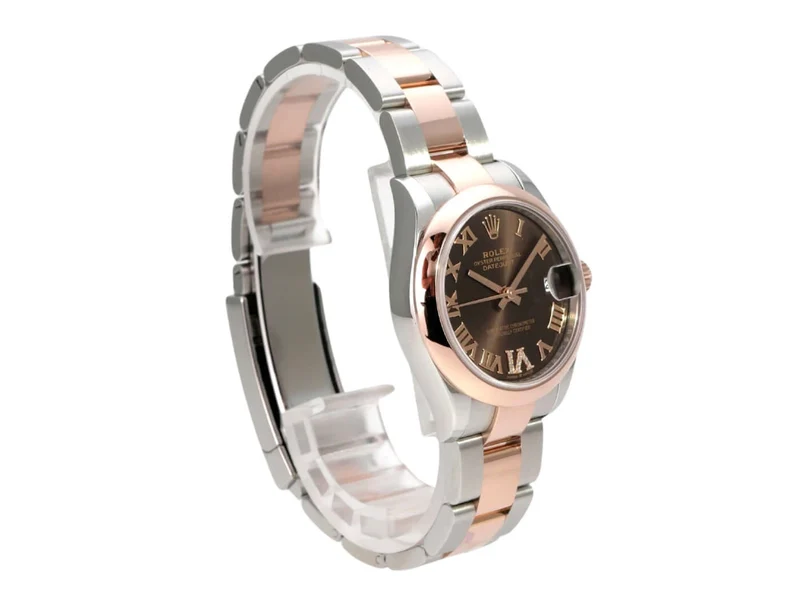 Rolex Datejust 31 Oystersteel Everose-Gold 278241 Choco R Diamant