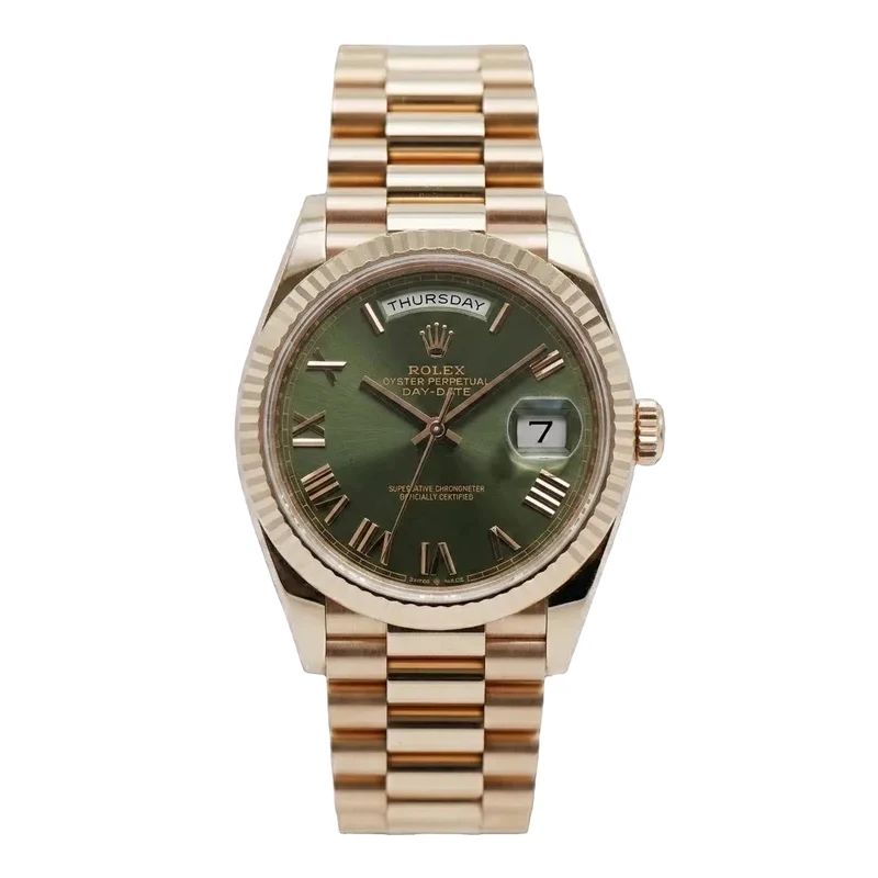 Rolex Day-Date 36 Roségold 128235 - 2025 Olive