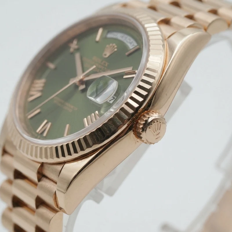 Rolex Day-Date 36 Roségold 128235 - 2025 Olive