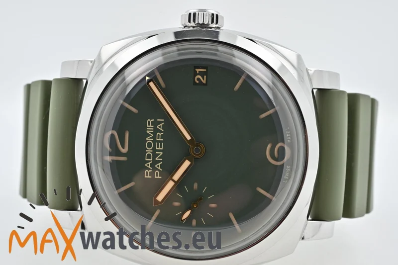Panerai Radiomir 1940 3 Days PAM00736 47mm Green Grün Boutique Limited Edition