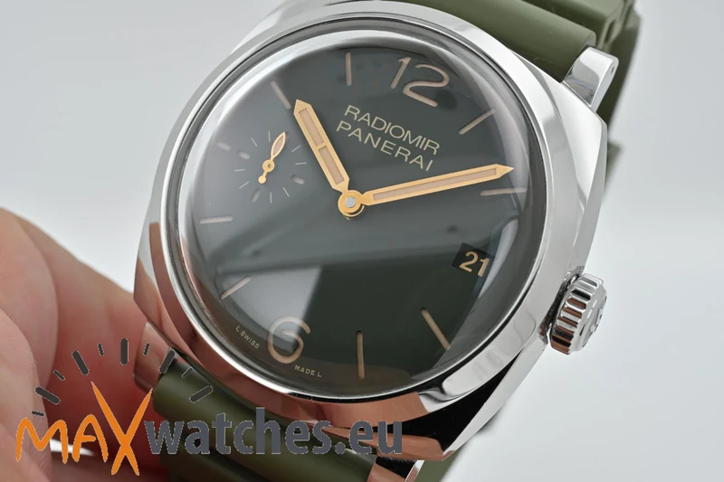 Panerai Radiomir 1940 3 Days PAM00736 47mm Green Grün Boutique Limited Edition