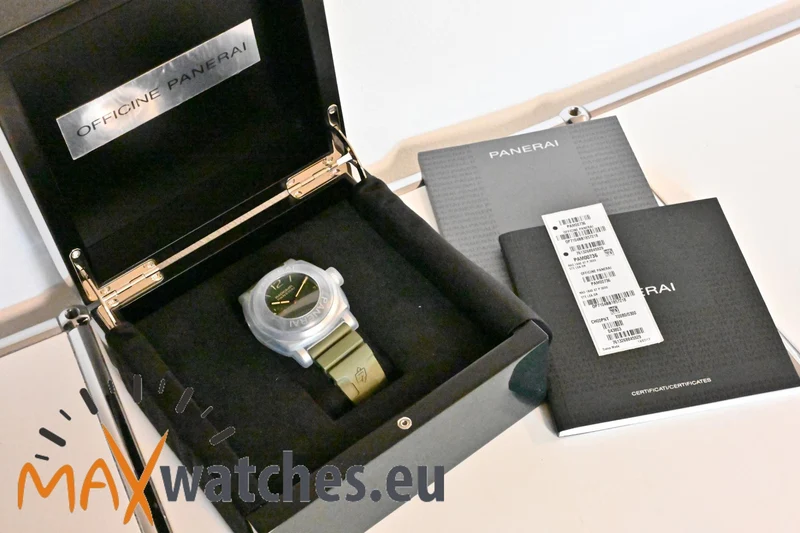 Panerai Radiomir 1940 3 Days PAM00736 47mm Green Grün Boutique Limited Edition
