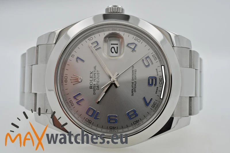 Rolex Datejust II 116300 LC100 Silver Roman Dial