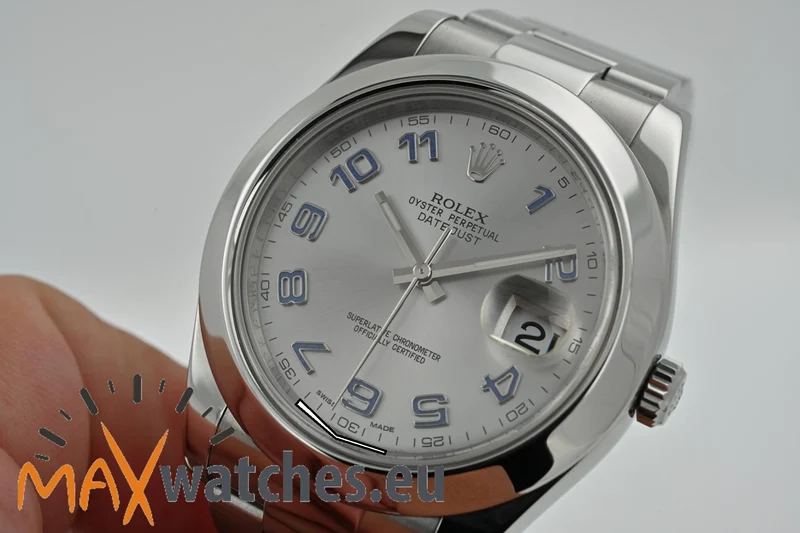 Rolex Datejust II 116300 LC100 Silver Roman Dial