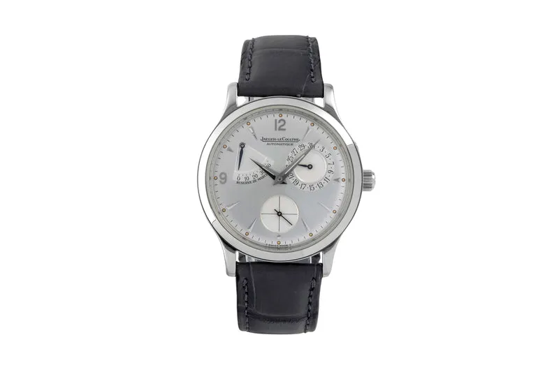 Jaeger LeCoultre Master Control steel automatic men's watch 140.8.93 LP: 11000EUR [2605800]