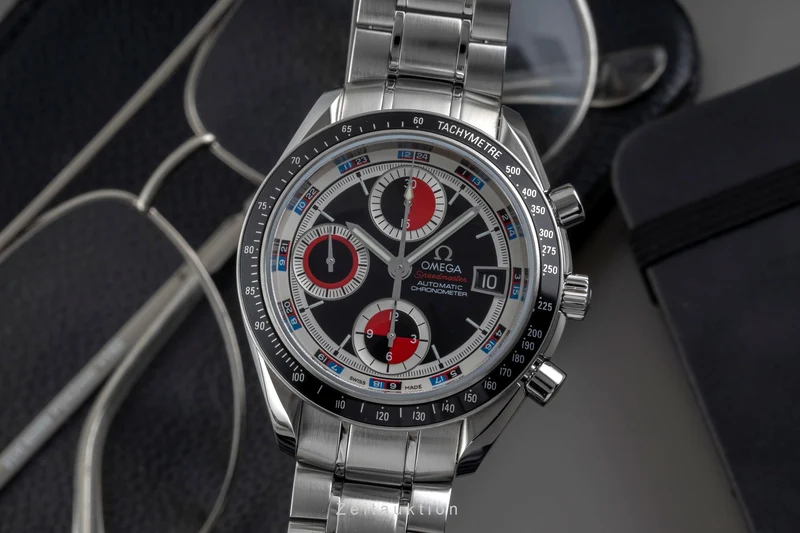 Omega Speedmaster chronograph steel automatic men's watch 3210.52.00, 178.0055 [2605767]