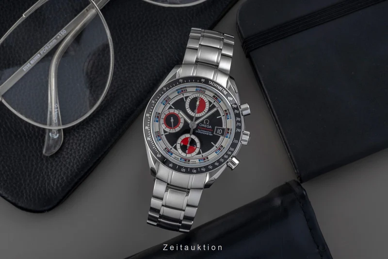 Omega Speedmaster chronograph steel automatic men's watch 3210.52.00, 178.0055 [2605767]