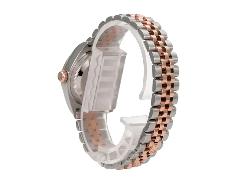 Rolex Datejust 28 Stahl Everose‑Gold 279171 Olive Dia Jubile-Band