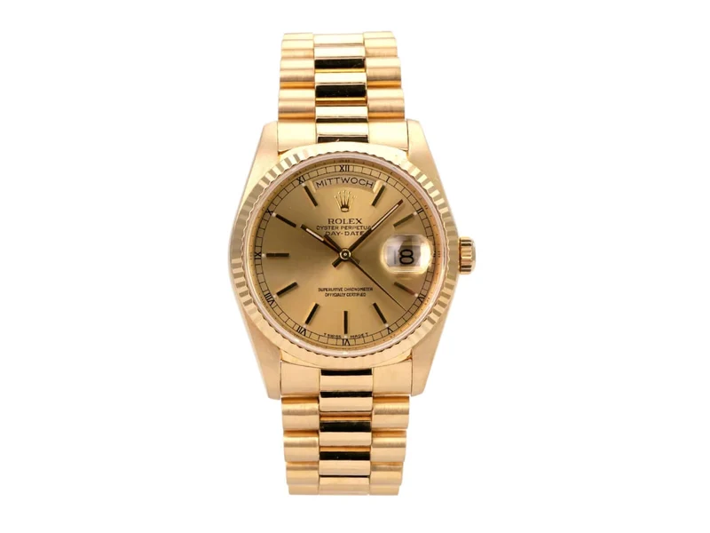 Rolex Day-Date 36 Gelbgold 18238 Champagner