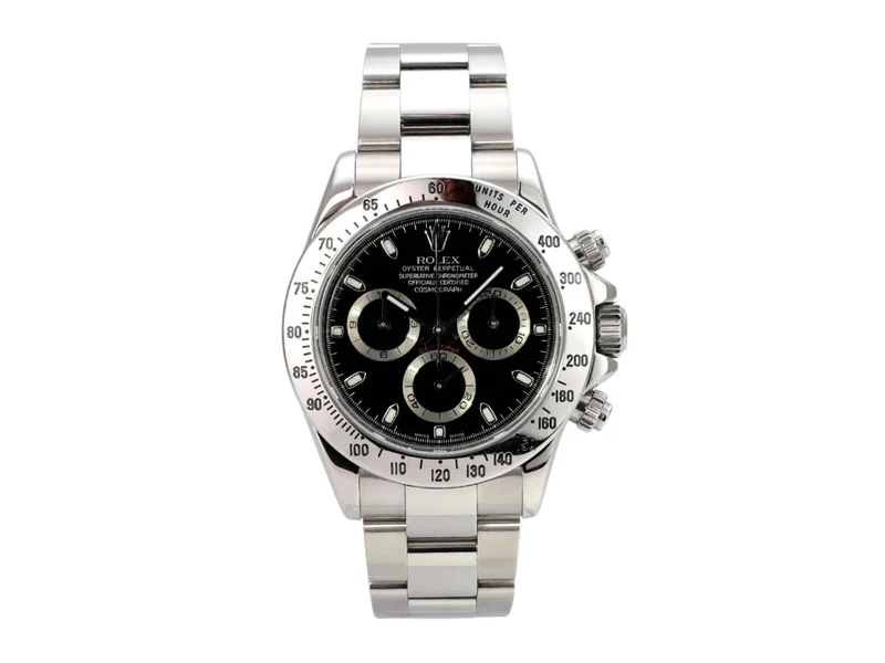 Rolex Daytona Edelstahl 116520 Schwarz