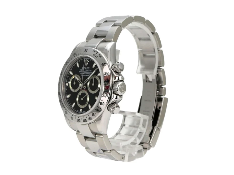 Rolex Daytona Edelstahl 116520 Schwarz