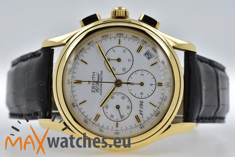 Zenith El Primero Chronograph 18k Yellow Gold Limited Edition 30.1250.400 77g