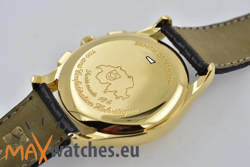 Zenith El Primero Chronograph 18k Yellow Gold Limited Edition 30.1250.400 77g