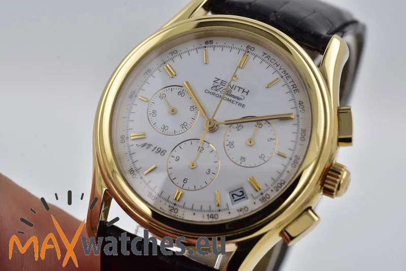 Zenith El Primero Chronograph 18k Yellow Gold Limited Edition 30.1250.400 77g