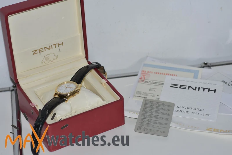 Zenith El Primero Chronograph 18k Yellow Gold Limited Edition 30.1250.400 77g