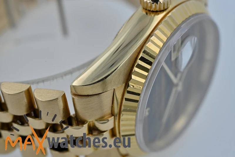 Rolex Oyster Perpetual Datejust 18k Yellow Gold 16018 Tiger Eye LC100 Tigerauge