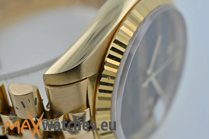 Rolex Oyster Perpetual Datejust 18k Yellow Gold 16018 Tiger Eye LC100 Tigerauge