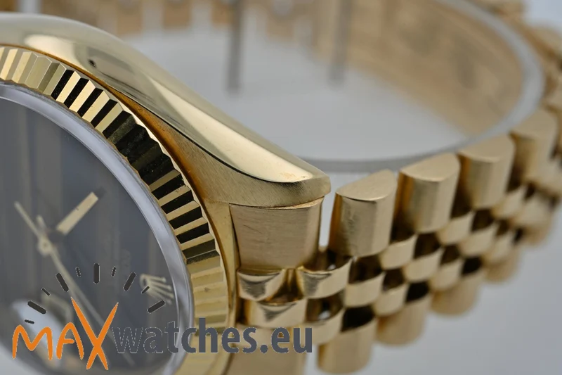 Rolex Oyster Perpetual Datejust 18k Yellow Gold 16018 Tiger Eye LC100 Tigerauge